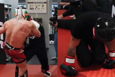 Conor McGregor Unleashes ‘titanium Shin Bone’ On Ultimate Fighter Contestant During Sparring Session