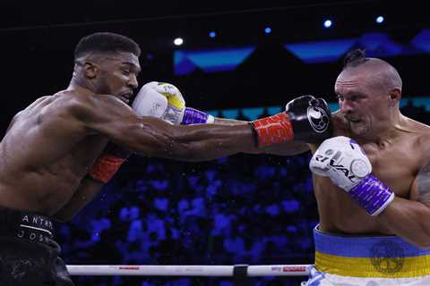 Anthony Joshua passionately defended by ex-opponent Oleksandr Usyk who says critics ‘have no right’ ..