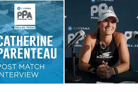 Catherine Parenteau Advances To Championship Sunday in Women's Singles