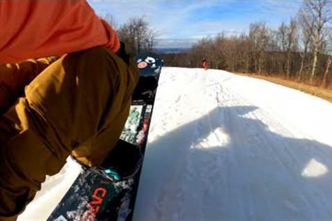 New Years Day Snowboarding | Seven Springs Mountain Resort | 2023 Season