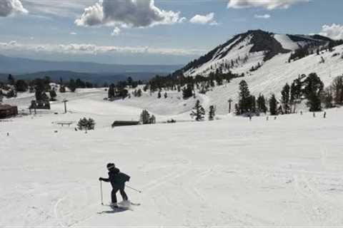 Mammoth Mountain ''Broadway'' 4K Summer Skiing June 2023!