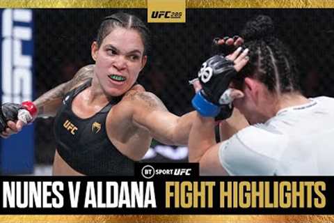 The GOAT retires! Amanda Nunes 🆚 Irene Aldana  UFC Official Fight highlights  #UFC289