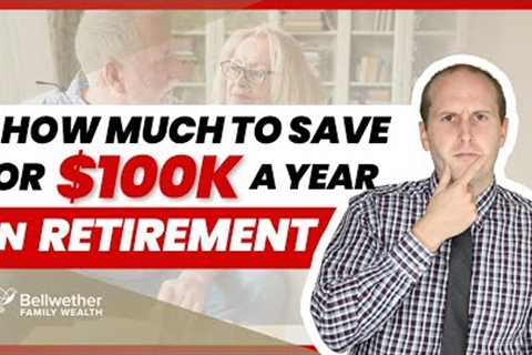 How Much To Save For $100k A Year In Retirement? 💸| Chris Jardine | Bellwether Family Wealth