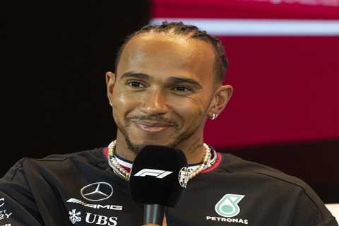 Lewis Hamilton cosying up with Brazilian model despite rumours ‘love triangle’ romance with Shakira