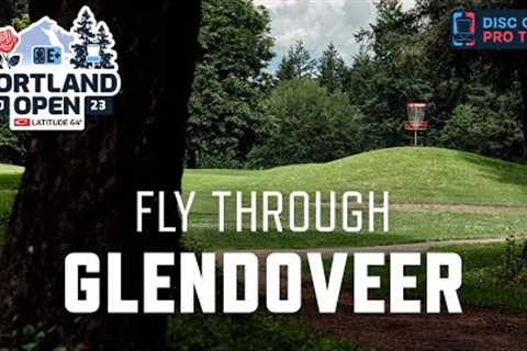 Glendoveer Disc Golf Course Flythrough | Portland Open presented by Latitude 64