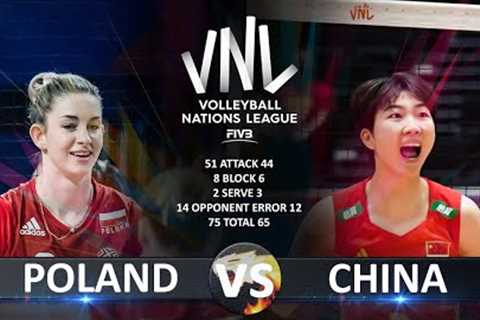 Poland vs China | Women''s VNL 2023