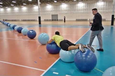 World Record Exercise Ball Surfing | OT 6