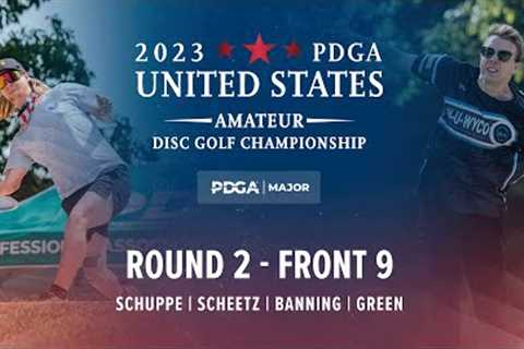 2023 PDGA U.S. Amateur Disc Golf Championships | R2F9 Chase Card | Schuppe, Scheetz, Banning, Green