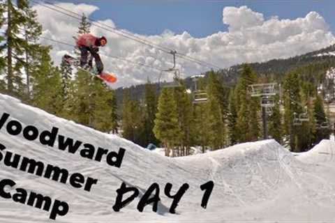 Woodward at Tahoe Summer Snowboarding Camp Begins!!