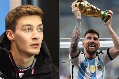 “I never ever get this nervous racing”: George Russell reacts anxiously to Lionel Messi and..