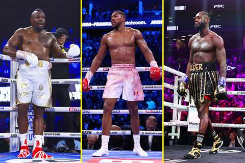 Anthony Joshua on verge of deals to fight Dillian Whyte in August, then Deontay Wilder in December