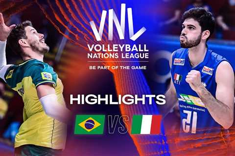 BRA vs.  ITA – Highlights Week 3 | Men’s VNL 2023