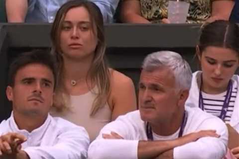 Watch Paula Badosa ‘give boyfriend Tsitsipas’ dad the side eye’ at Wimbledon with fans sure..