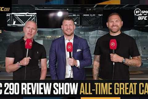 One Of Greatest UFC Cards Of All-Time 😮‍💨 #UFC290 Review Show From Las Vegas With Michael Bisping ..