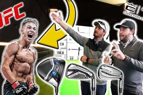 Professional Golf Club Fitting For A UFC Fighter?! (Cameron Saaiman)