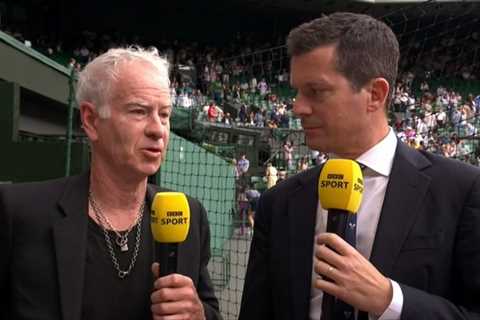 Wimbledon fans distracted by BBC presenter John McEnroe’s bold look and Clare Balding even wants..