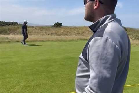 Rickie Fowler branded ‘COWARD’ by furious fan at The Open as golf star shockingly heckled at Hoylake