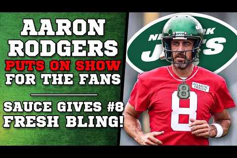 Aaron Rodgers PUTS ON SHOW at Training Camp - New York Jets News