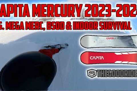 Capita Mercury 2023-2024 Snowboard Review vs  Mega Mer, BSOD and Indoor Survival