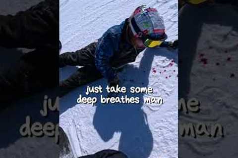 Snowboarders hard fall!