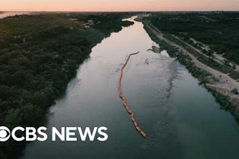 DOJ threatens to sue Texas over floating barrier in Rio Grande