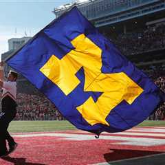 Michigan memorializes flag from Ohio State game