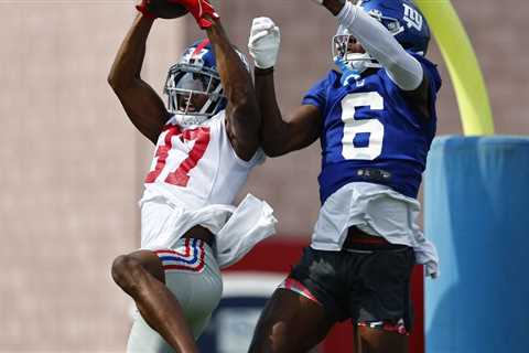 Giants training camp: Tre Hawkins, Darnay Holmes, more takeaways from Monday’s practice