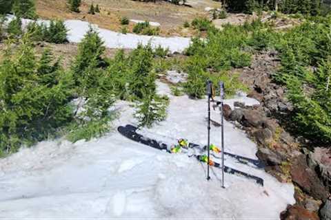 Skiing July 2023!  Great day on the mountian Mt. Bachelor
