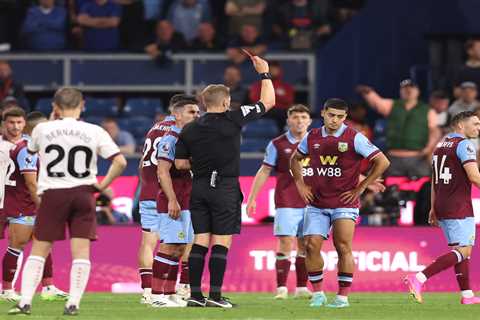 Burnley Star Receives Red Card for Horror Tackle as Kyle Walker Suffers Injury