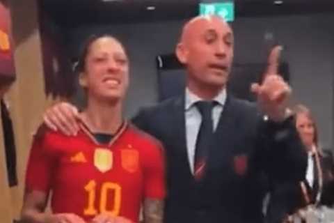World Cup: Spain chief Luis Rubiales jokes about Jennifer Hermoso kiss | Football