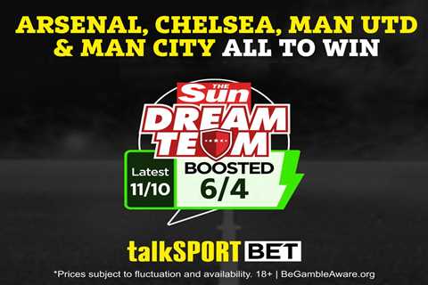 Get Arsenal, Chelsea Man Utd and Man City all to win at 6/4 PLUS £30 in free bets