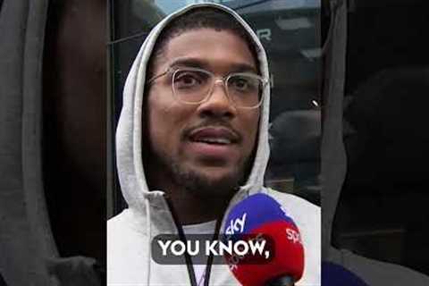 Anthony Joshua shares his thoughts on Usyk vs Dubois 👊