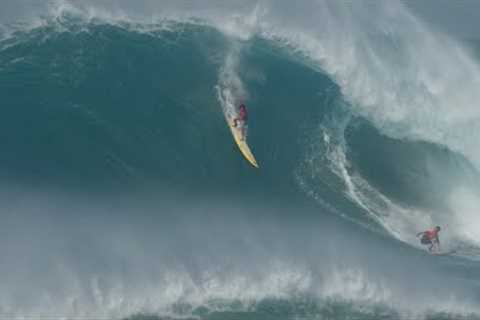 Craziest Wipeouts & Rides 2023 Eddie Aikau BIG WAVE Surf Event