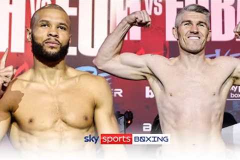 WEIGH-IN! ⚖️👊  Liam Smith vs Chris Eubank 2