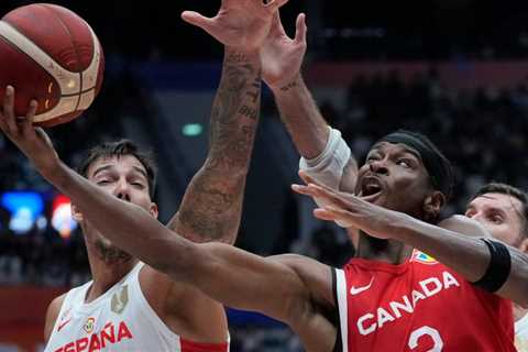 Historic win for Canada at FIBA World Cup qualifies team for Olympic Games