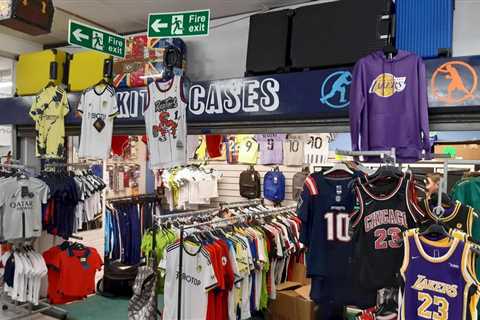 Leeds market trader caught flogging tens of thousands of pounds worth of fake World Cup shirts in..