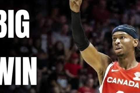 RAPTORS FAMILY: CONGRATS TO TEAM CANADA, ONE GAME AWAY FROM THE BIG ONE...
