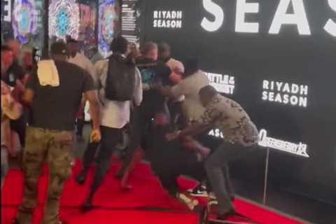 Heavyweight Boxer Left Bleeding After Brawl at Press Conference