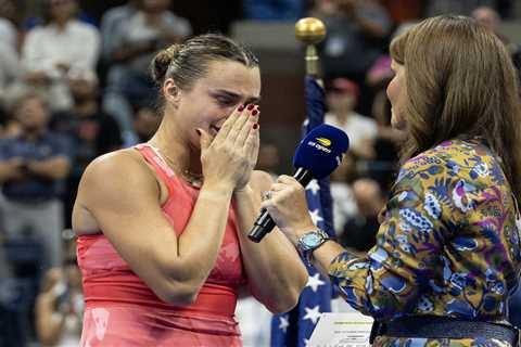 Defeated US Open Finalist Aryna Sabalenka Fights Back Tears as She Fires Her Team in Post-Match..