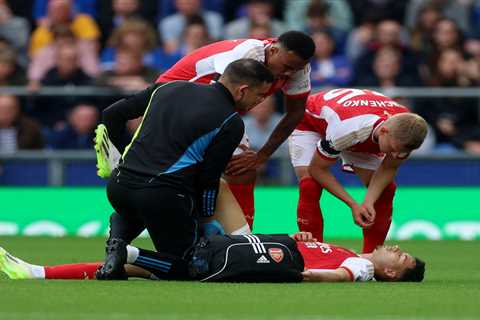 Arsenal's Martinelli suffers injury blow and has goal ruled out against Everton