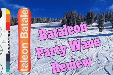 The 2024 Bataleon Party Wave Snowboard Review