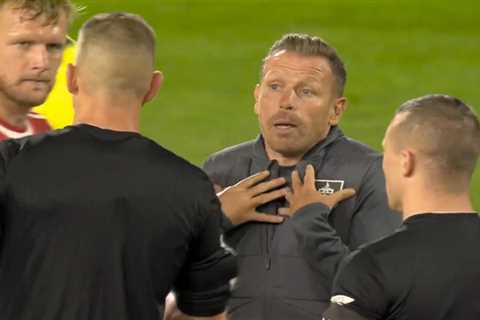 Watch Craig Bellamy Furious at Referee as Burnley Denied First Win of Season and Fans Joke He..