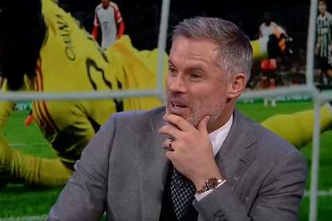 Arsenal fans 'burst into uncontrollable laughter' as Jamie Carragher reveals awkward reason club..