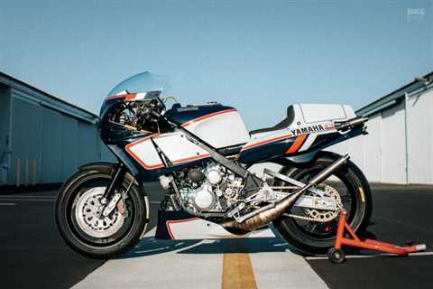 A screaming Yamaha RZV500R restomod from Championship Cycles