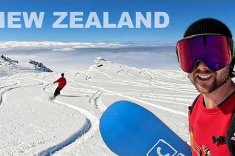 The Best Pow Day Snowboarding in New Zealand