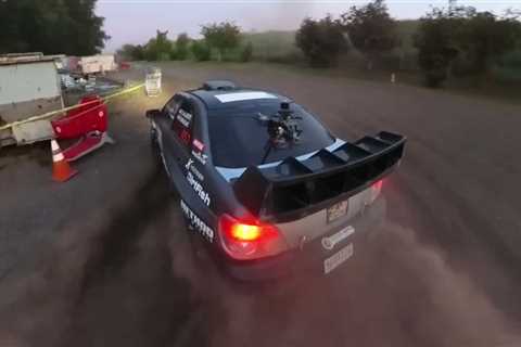 Ferrari-Powered Subaru Rally Car Video Looks Like Real-Life Racing Game