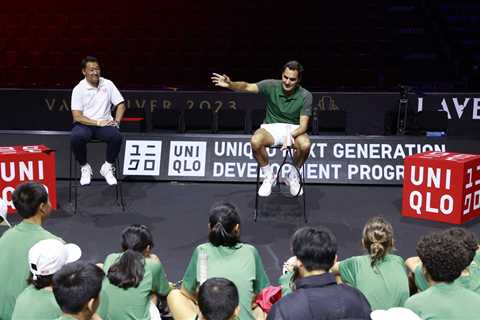 Youth tennis activations highlighted by Federer appearances a massive success at Laver Cup in..