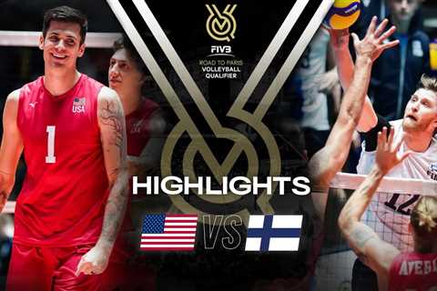 USA vs.  FIN – Highlights | Men’s OQT 2023