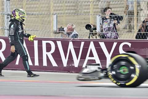 Lewis Hamilton Fined for Walking Across Qatar GP Track After Crash