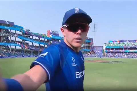 England Cricketer Sam Curran Pushes Cameraman During World Cup Clash